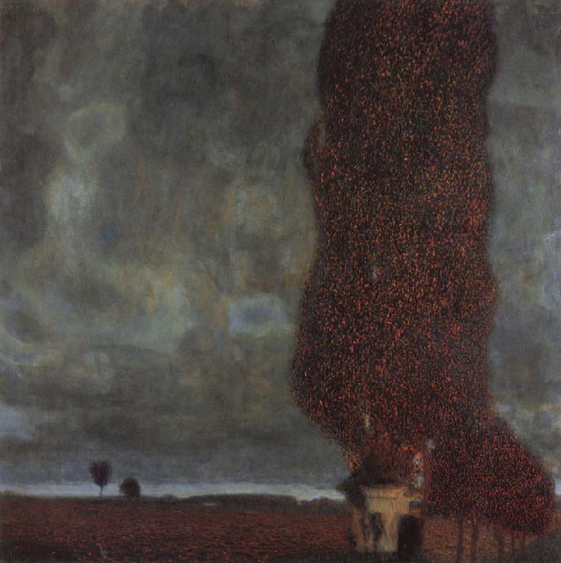 Gustav Klimt The Large poplar